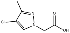 (4-CHLORO-3-METHYL-PYRAZOL-1-YL)-ACETIC ACID Struktur