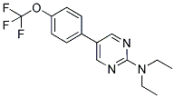 N,N-DIETHYL-5-[4-(TRIFLUOROMETHOXY)PHENYL]PYRIMIDIN-2-AMINE Struktur