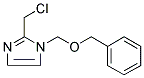 BENZYL [2-(CHLOROMETHYL)-1H-IMIDAZOL-1-YL]METHYL ETHER Struktur