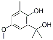 2-(1-HYDROXY-1-METHYLETHYL)-4-METHOXY-6-METHYLPHENOL Struktur