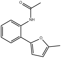 N-[2-(5-METHYL-FURAN-2-YL)-PHENYL]-ACETAMIDE Struktur