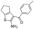 (2-AMINO-5,6-DIHYDRO-4H-CYCLOPENTA[B]THIOPHEN-3-YL)-P-TOLYL-METHANONE Struktur