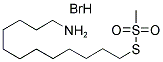 12-AMINODODECYLMETHANETHIOSULFONATE, HYDROBROMIDE Struktur
