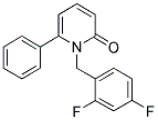 1-(2,4-DIFLUOROBENZYL)-6-PHENYLPYRIDIN-2(1H)-ONE Struktur