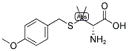 H-BETA,BETA-DIMETHYL-D-CYS(PMEOBZL)-OH Struktur