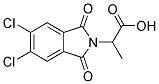 2-(5,6-DICHLORO-1,3-DIOXO-1,3-DIHYDRO-ISOINDOL-2-YL)-PROPIONIC ACID Struktur