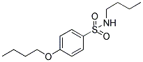 4-BUTOXY-N-BUTYLBENZENESULFONAMIDE Struktur