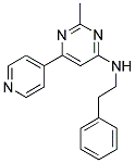 2-METHYL-N-(2-PHENYLETHYL)-6-PYRIDIN-4-YLPYRIMIDIN-4-AMINE Struktur