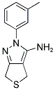 2-(3-METHYLPHENYL)-2,6-DIHYDRO-4H-THIENO[3,4-C]PYRAZOL-3-AMINE Struktur