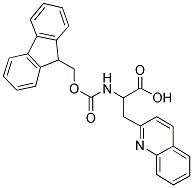 FMOC-3-(2-QUINOLYL)-DL-ALA-OH Struktur