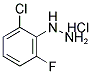 2-CHLORO-6-FLUOROPHENYLHYDRAZINE HYDROCHLORIDE Struktur