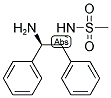 (1R,2R)-N-METHANESULFONYL-1,2-DIPHENYL-1,2-ETHANEDIAMINE Struktur