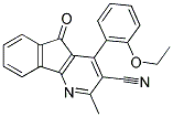 4-(2-ETHOXYPHENYL)-2-METHYL-5-OXO-5H-INDENO[1,2-B]PYRIDINE-3-CARBONITRILE Struktur