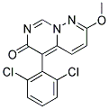 5-(2,6-DICHLOROPHENYL)-2-METHOXY-6H-PYRIMIDO[1,6-B]PYRIDAZIN-6-ONE Struktur