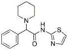 2-PHENYL-2-PIPERIDINO-N-(1,3-THIAZOL-2-YL)ACETAMIDE Struktur