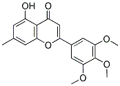 5-HYDROXY-7-METHYL-3',4',5'-TRIMETHOXY FLAVONE Struktur