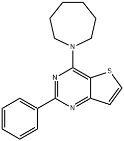 4-(1-AZEPANYL)-2-PHENYLTHIENO[3,2-D]PYRIMIDINE Struktur