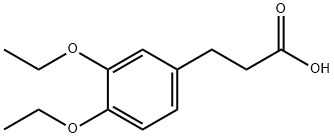 3-(3,4-DIETHOXY-PHENYL)-PROPIONIC ACID Struktur