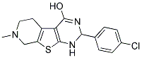 2-(4-CHLOROPHENYL)-7-METHYL-1,2,5,6,7,8-HEXAHYDROPYRIDO[4',3':4,5]THIENO[2,3-D]PYRIMIDIN-4-OL Struktur