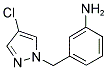 3-(4-CHLORO-PYRAZOL-1-YLMETHYL)-PHENYLAMINE Struktur