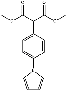 DIMETHYL 2-[4-(1H-PYRROL-1-YL)PHENYL]MALONATE Struktur