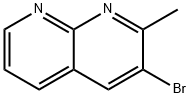 3-BROMO-2-METHYL[1,8]NAPHTHYRIDINE Struktur