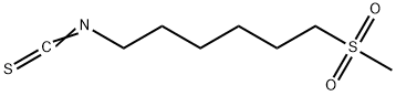 1-ISOTHIOCYANATO-6-(METHYLSULFONYL)-HEXANE Struktur