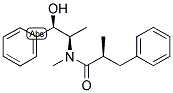 (1R, 2R)-PSEUDOEPHEDRINE-(S)-2-METHYLHYDROCINNAMAMIDE Struktur