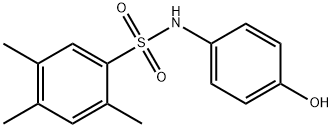 N-(4-HYDROXYPHENYL)-2,4,5-TRIMETHYLBENZENESULFONAMIDE Struktur