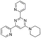 4-PIPERIDIN-1-YL-2,6-DIPYRIDIN-2-YLPYRIMIDINE Struktur