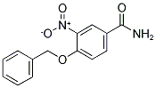 4-BENZYLOXY-3-NITROBENZAMIDE Struktur