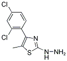 [4-(2,4-DICHLORO-PHENYL)-5-METHYL-THIAZOL-2-YL]-HYDRAZINE Struktur