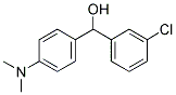 3-CHLORO-4'-(DIMETHYLAMINO)BENZHYDROL Struktur