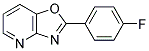 2-(4-FLUOROPHENYL)[1,3]OXAZOLO[4,5-B]PYRIDINE Struktur