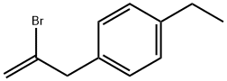 2-BROMO-3-(4-ETHYLPHENYL)-1-PROPENE Struktur