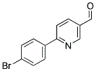 6-(4-BROMO-PHENYL)-PYRIDINE-3-CARBALDEHYDE Struktur