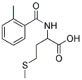 2-[(2-METHYLBENZOYL)AMINO]-4-(METHYLTHIO)BUTANOIC ACID Struktur