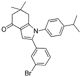 2-(3-BROMOPHENYL)-6,6-DIMETHYL-1-(4-(ISOPROPYL)PHENYL)-5,6,7-TRIHYDROINDOL-4-ONE