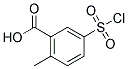 5-CHLOROSULFONYL-2-METHYL-BENZOIC ACID Struktur