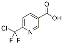 6-(CHLORODIFLUOROMETHYL)NICOTINIC ACID Struktur