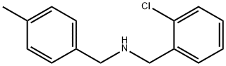 1-(2-CHLOROPHENYL)-N-(4-METHYLBENZYL)METHANAMINE Struktur