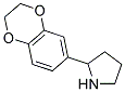 2-(2,3-DIHYDRO-1,4-BENZODIOXIN-6-YL)PYRROLIDINE Struktur