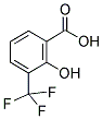 2-HYDROXY-3-TRIFLUOROMETHYL-BENZOIC ACID Struktur