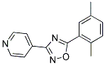 4-[5-(2,5-DIMETHYLPHENYL)-1,2,4-OXADIAZOL-3-YL]PYRIDINE Struktur