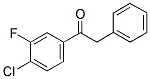 4'-CHLORO-3'-FLUORO-2-PHENYLACETOPHENONE Struktur