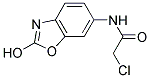 2-CHLORO-N-(2-HYDROXY-BENZOOXAZOL-6-YL)-ACETAMIDE Struktur