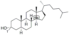 6-AZI-5ALPHA-CHOLESTAN-3ALPHA-OL, [3BETA-3H] Struktur