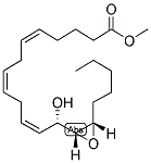 METHYL-14(S),15(S)-EPOXY-13(S)-HYDROXY-5(Z),8(Z),11(Z)-EICOSATRIENOATE Struktur