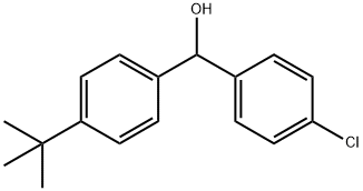 4-TERT-BUTYL-4'-CHLOROBENZHYDROL Struktur