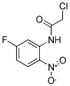 2-CHLORO-N-(5-FLUORO-2-NITROPHENYL)ACETAMIDE Struktur